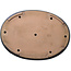 Oval blue bonsai pot by Seizan (Reihou, Kataoka Katsushi, master Seizan kiln) - 630 x 455 x 75 mm