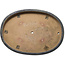 Oval blue bonsai pot by Seizan (Reihou, Kataoka Katsushi, master Seizan kiln) - 660 x 490 x 75 mm