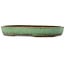Pot ovale vert pour bonsaï de Shuhou - 478 x 345 x 65 mm