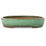 Vaso bonsai ovale verde di Shuhou - 478 x 345 x 65 mm