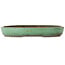 Pot ovale vert pour bonsaï de Shuhou - 478 x 345 x 65 mm