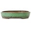 Pot ovale vert pour bonsaï de Shuhou - 478 x 345 x 65 mm