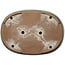 Pot ovale vert pour bonsaï de Shuhou - 478 x 345 x 65 mm