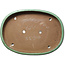 Pot ovale vert pour bonsaï de Shuhou - 478 x 345 x 65 mm
