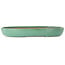 Pot ovale vert pour bonsaï de Yamafusa - 463 x 320 x 58 mm