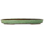 Maceta ovalada verde para bonsái de Shuhou - 465 x 322 x 45 mm