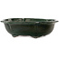 Mokko green bonsai pot by Shuhou - 402 x 342 x 115 mm