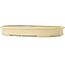Oval off-white bonsai pot by Shuhou - 695 x 455 x 90 mm