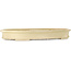 Oval off-white bonsai pot by Shuhou - 695 x 455 x 90 mm