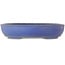 Ovale blauwe bonsaipot van Shuhou - 505 x 415 x 110 mm