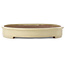 Oval off-white bonsai pot by Kakuzan - 675 x 443 x 65 mm