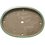 Vaso bonsai ovale verde di Taizan - 475 x 340 x 85 mm
