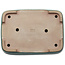 Pot à bonsaï rectangulaire bleu sarcelle par Seizan (Reihou, Kataoka Katsushi, maître four Seizan) - 413 x 295 x 108 mm
