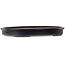 Oval blue bonsai pot by Yamafusa - 550 x 400 x 62 mm