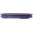 Oval blue bonsai pot by Yamafusa - 550 x 400 x 62 mm