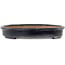 Pot ovale bleu pour bonsaï de Yamafusa - 550 x 400 x 62 mm