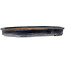 Oval blue bonsai pot by Yamafusa - 550 x 400 x 62 mm