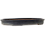 Oval blue bonsai pot by Yamafusa - 550 x 400 x 62 mm
