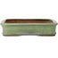 Rechthoekige groene bonsaipot van Shuhou - 428 x 293 x 65 mm