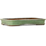 Rectangular green bonsai pot by Shuhou - 428 x 293 x 65 mm
