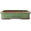 Rechthoekige groene bonsaipot van Shuhou - 428 x 293 x 65 mm