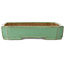 Maceta rectangular verde para bonsái de Yamafusa - 462 x 327 x 70 mm