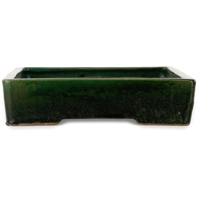 Rechthoekige groene bonsaipot van Shuhou - 475 x 333 x 80 mm