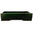 Rechthoekige groene bonsaipot van Shuhou - 475 x 333 x 80 mm