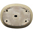 Ovale gebroken witte bonsaipot van Terahata Satomi Mazan - 405 x 315 x 93 mm