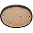 Ovale blauwe bonsaipot van Yamafusa - 550 x 400 x 62 mm
