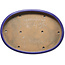 Ovale blauwe bonsaipot van Yamafusa - 550 x 400 x 62 mm