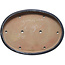 Ovale blauwe bonsaipot van Yamafusa - 550 x 400 x 62 mm