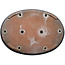 Pot ovale bleu pour bonsaï de Yamafusa - 550 x 400 x 62 mm