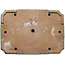 Pot à bonsaï rectangulaire vert de Yamafusa - 462 x 327 x 70 mm