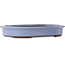 Ovaler blauer Bonsai-Topf von Yamaaki Toshio (dritte Generation) – 565 x 420 x 85 mm
