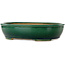 Vaso bonsai ovale verde di Ikkou - 370 x 305 x 88 mm