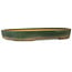 Ovale groene bonsaipot van Shuhou - 538 x 360 x 65 mm