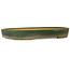Pot ovale vert pour bonsaï de Shuhou - 538 x 360 x 65 mm