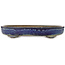 Maceta ovalada azul para bonsái de Shuhou - 425 x 333 x 65 mm