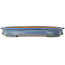 Oval blue bonsai pot by Yamafusa and Hosui - 463 x 355 x 60 mm