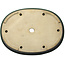Maceta ovalada para bonsái verde de Terahata Satomi Mazan - 570 x 425 x 70 mm
