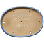 Maceta ovalada azul para bonsái de Yamafusa - 473 x 338 x 55 mm