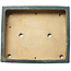 Pot à bonsaï rectangulaire bleu sarcelle de Koyou - 362 x 305 x 80 mm