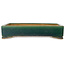 Rechthoekige groene bonsaipot van Ikkou - 377 x 267 x 77 mm