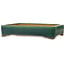 Pot à bonsaï rectangulaire vert par Ikkou - 377 x 267 x 77 mm