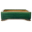 Rechthoekige groene bonsaipot van Ikkou - 377 x 267 x 77 mm