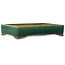 Rechthoekige groene bonsaipot van Ikkou - 377 x 267 x 77 mm