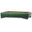 Rectangular green bonsai pot by Ikkou - 377 x 267 x 77 mm