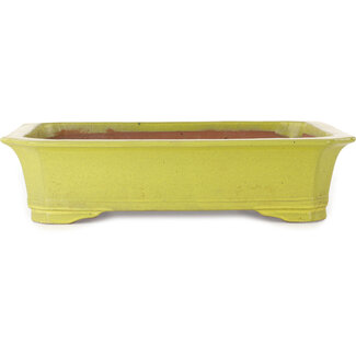 515 mm rectangular yellow pot from China