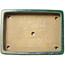 Rechthoekige groene bonsaipot van Ikkou - 377 x 267 x 77 mm